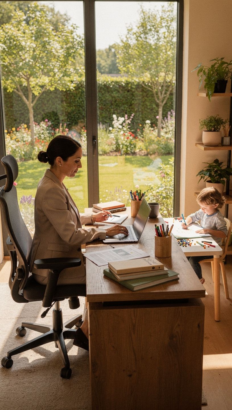 Ein modernes Badezimmer mit sanften Farben und langlebigen Oberflächen für den täglichen Gebrauch.
